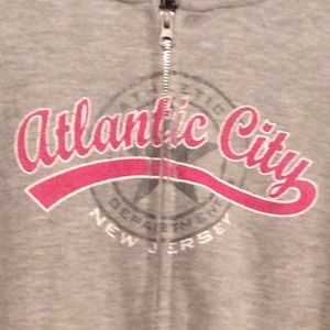 Gray Youth Hoodie, Atlantic City New Jersey, NWT